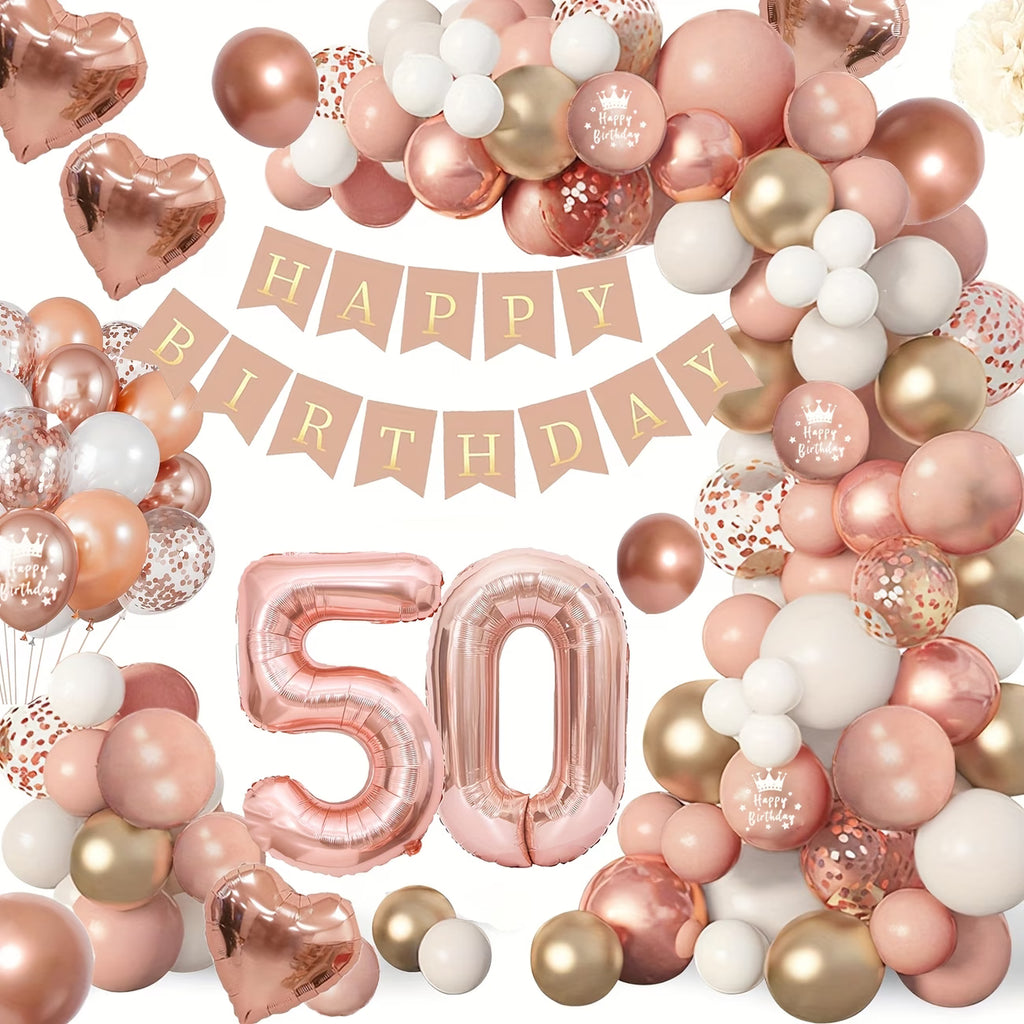 50 Jaar Voordeel Feestpakket Roségoud