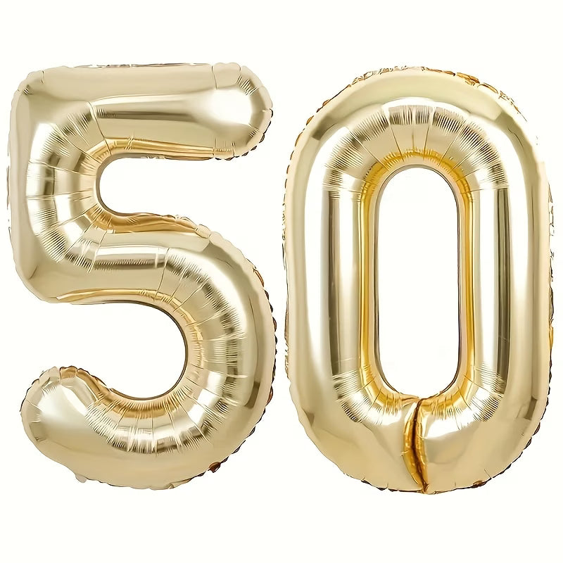 Gouden Cijferballonnen 50 Jaar